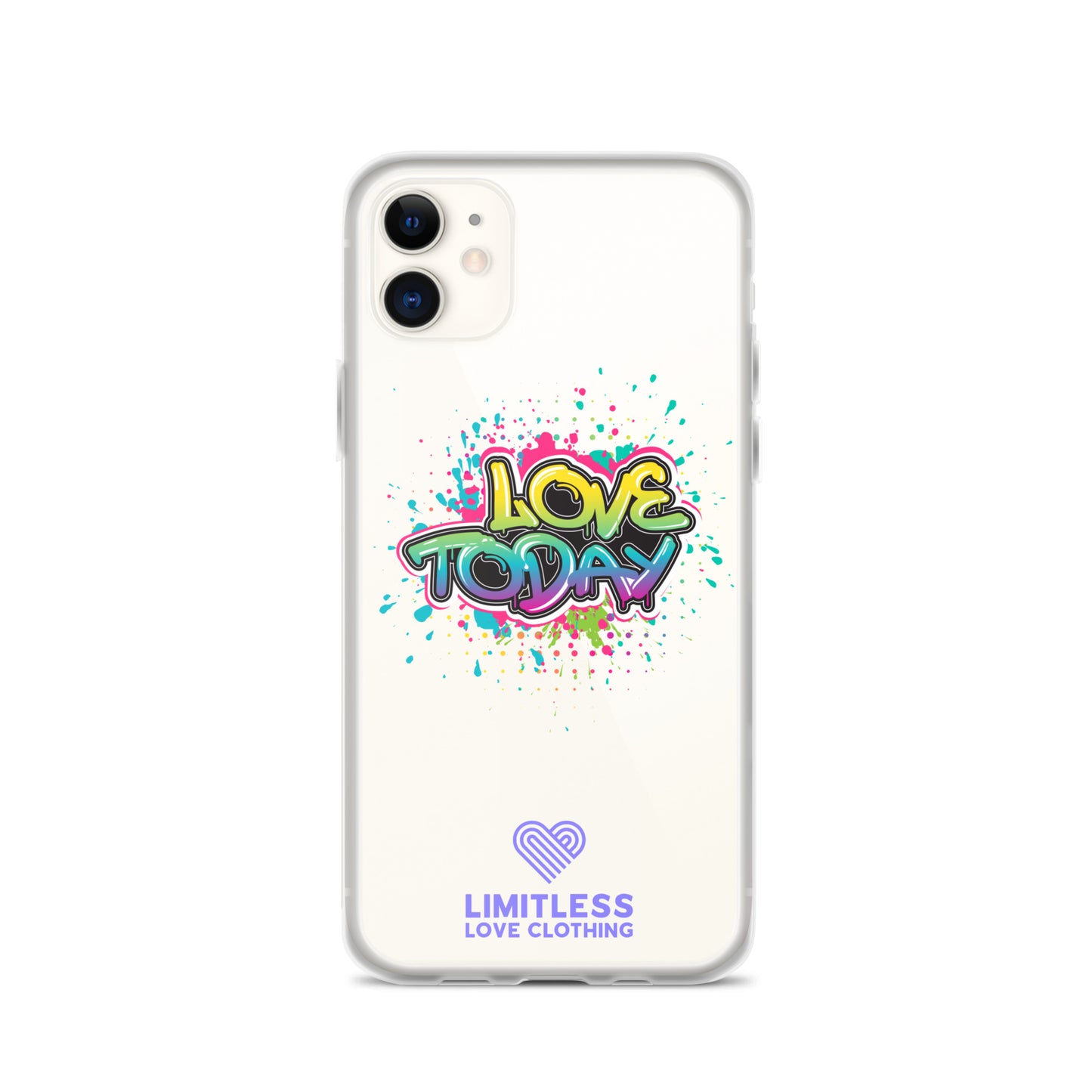 Graffitlove Logo'd Clear Case for iPhone®