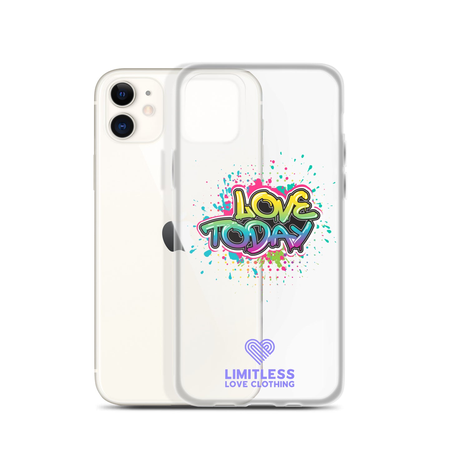 Graffitlove Logo'd Clear Case for iPhone®