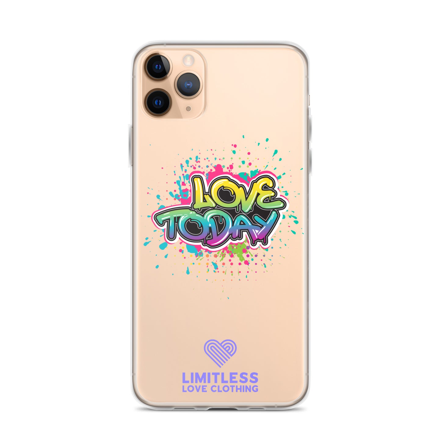 Graffitlove Logo'd Clear Case for iPhone®