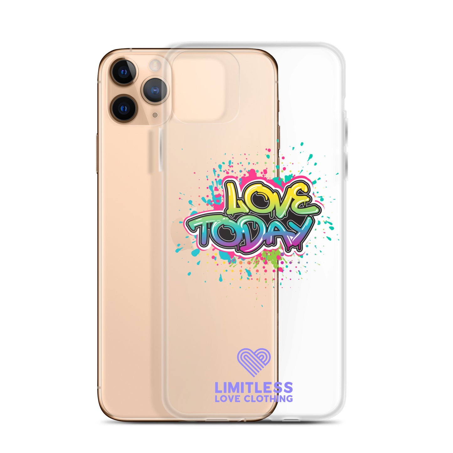 Graffitlove Logo'd Clear Case for iPhone®