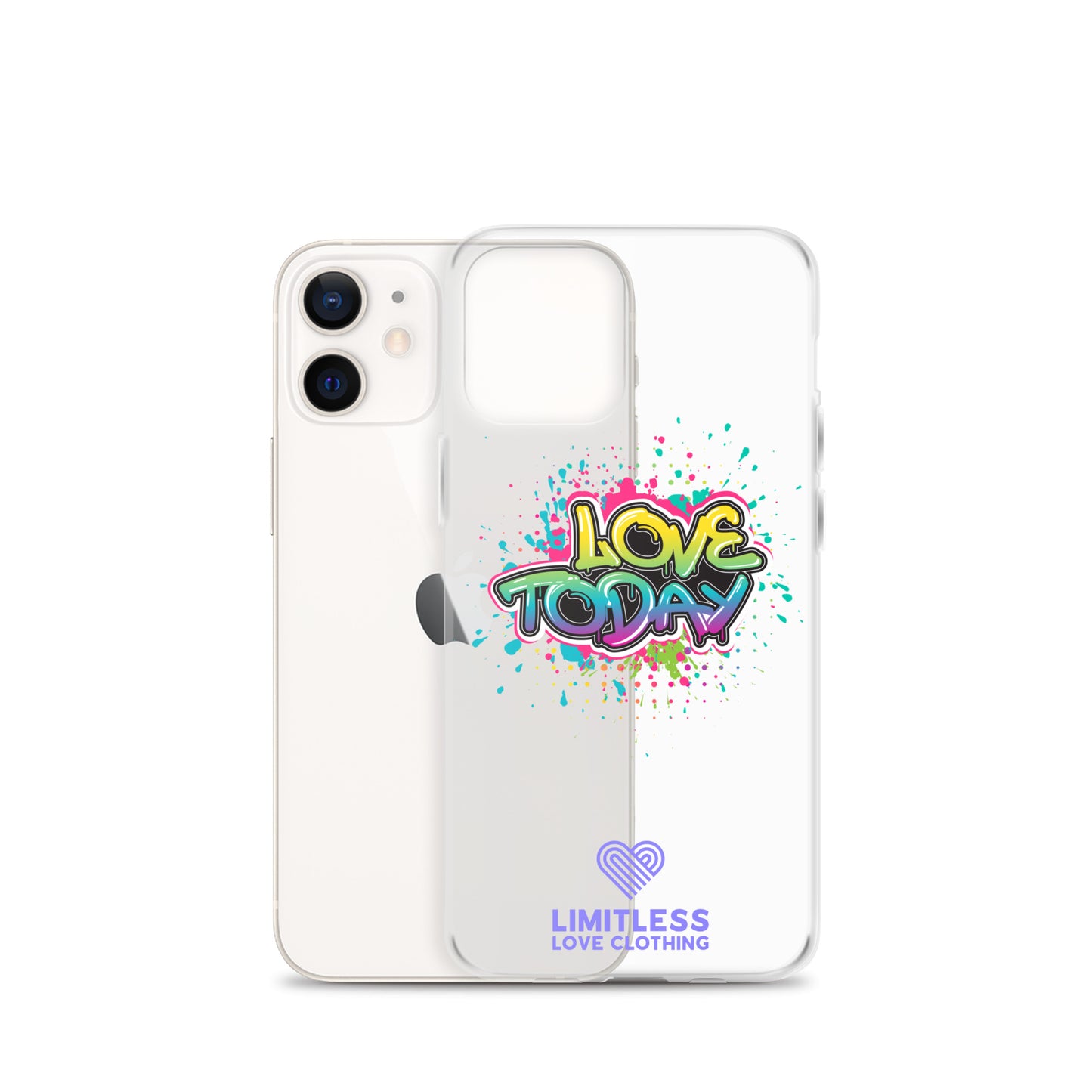 Graffitlove Logo'd Clear Case for iPhone®