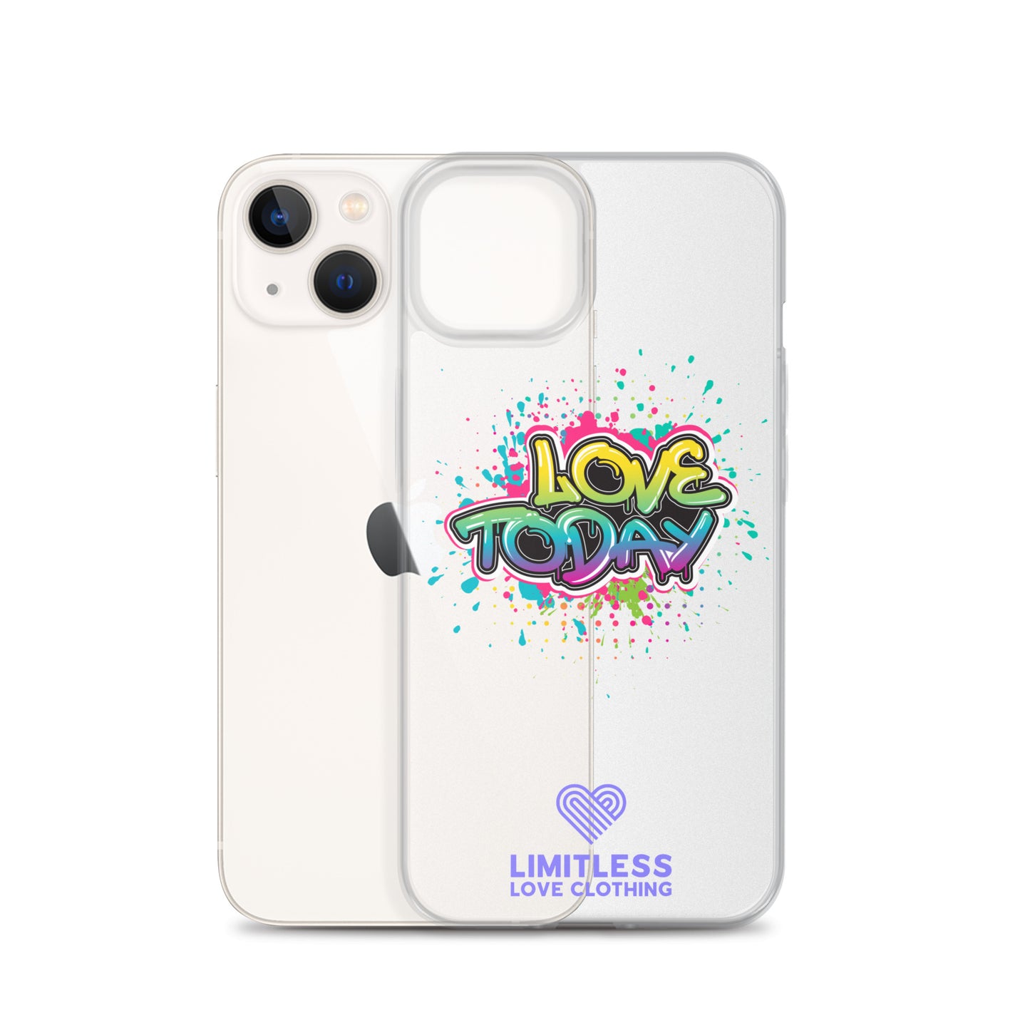 Graffitlove Logo'd Clear Case for iPhone®