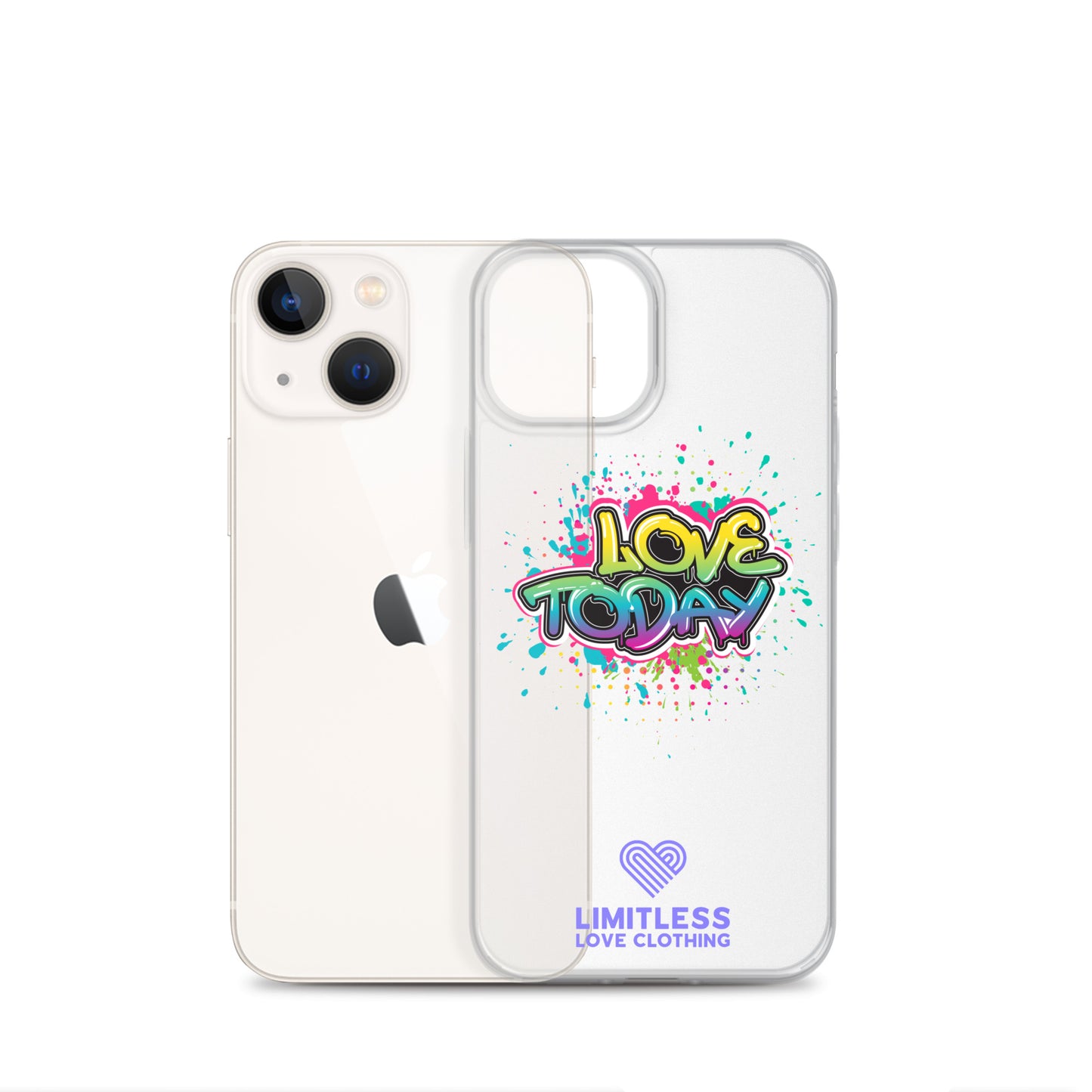 Graffitlove Logo'd Clear Case for iPhone®