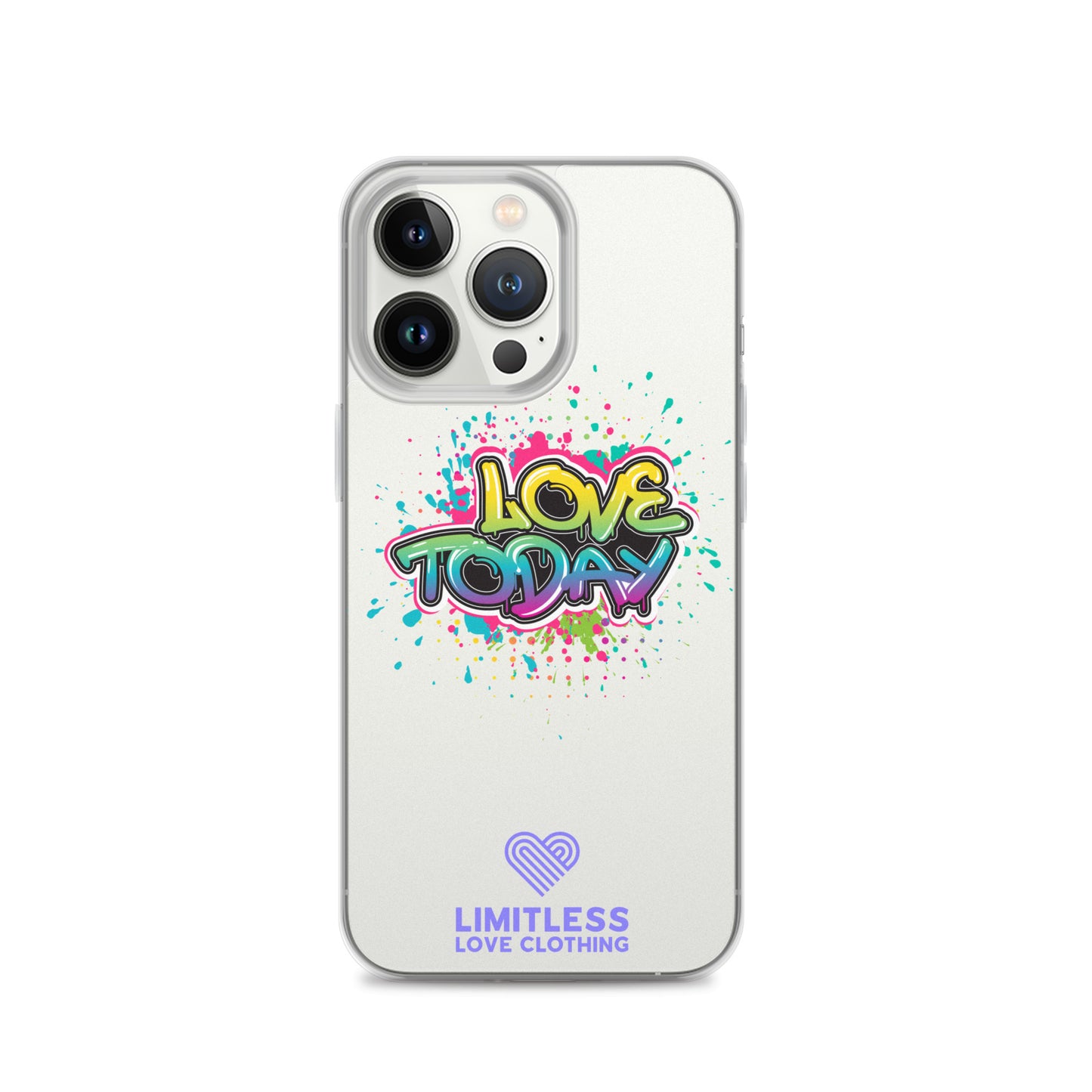 Graffitlove Logo'd Clear Case for iPhone®