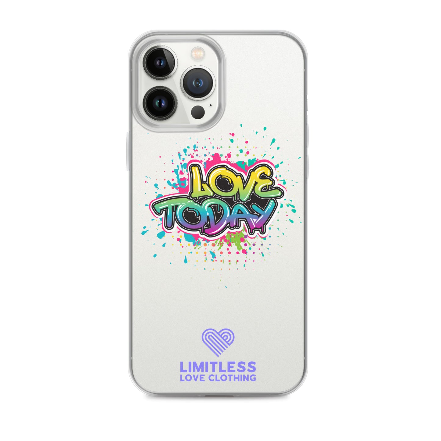 Graffitlove Logo'd Clear Case for iPhone®