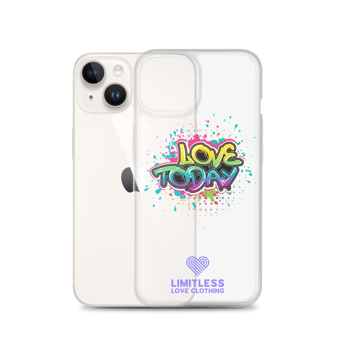 Graffitlove Logo'd Clear Case for iPhone®