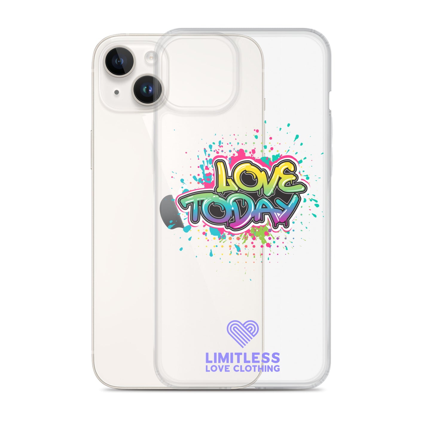 Graffitlove Logo'd Clear Case for iPhone®