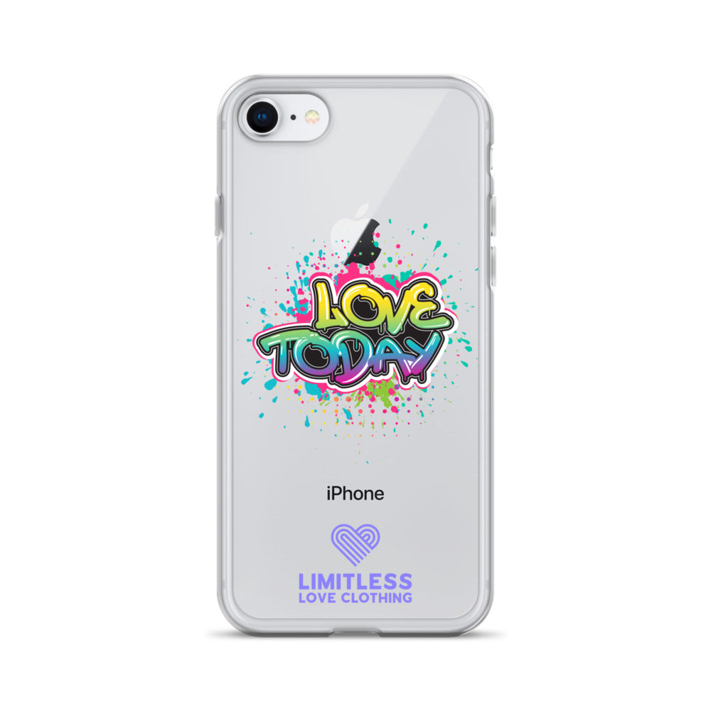 Graffitlove Logo'd Clear Case for iPhone®