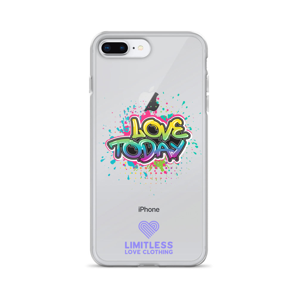 Graffitlove Logo'd Clear Case for iPhone®