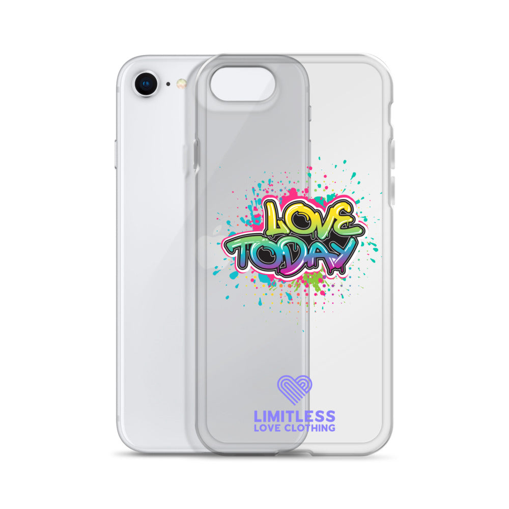 Graffitlove Logo'd Clear Case for iPhone®