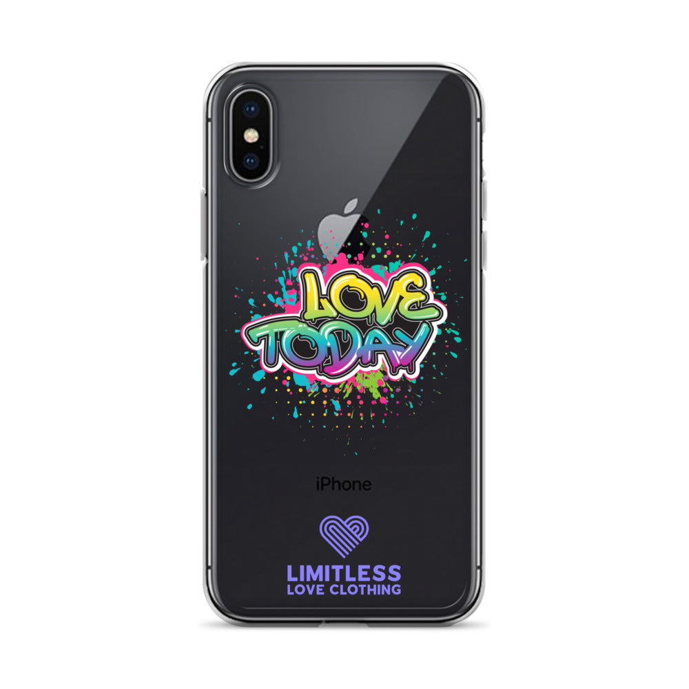 Graffitlove Logo'd Clear Case for iPhone®