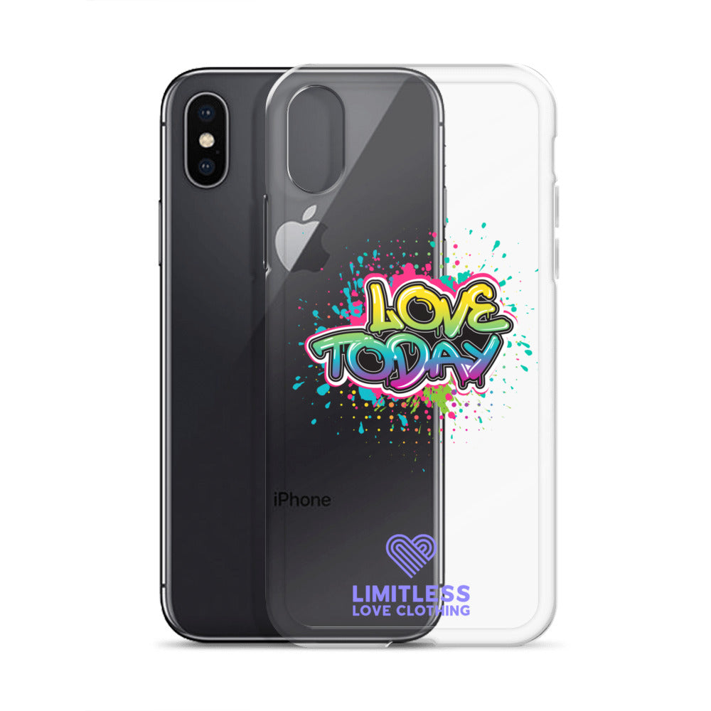 Graffitlove Logo'd Clear Case for iPhone®