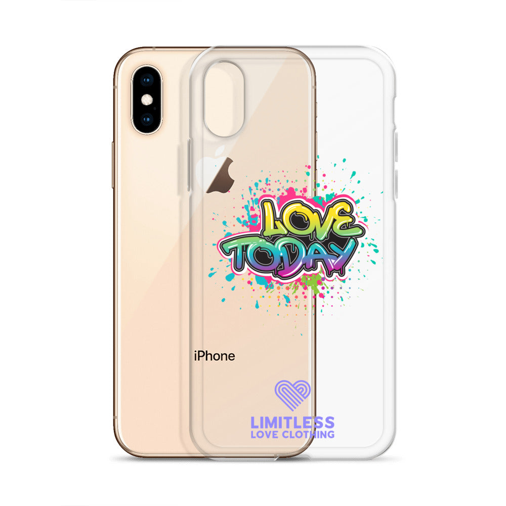 Graffitlove Logo'd Clear Case for iPhone®
