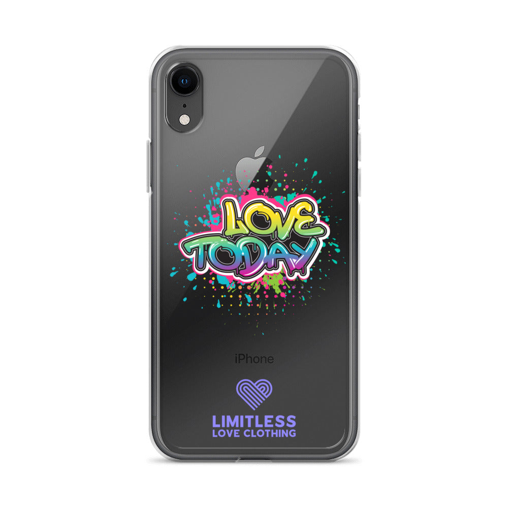 Graffitlove Logo'd Clear Case for iPhone®