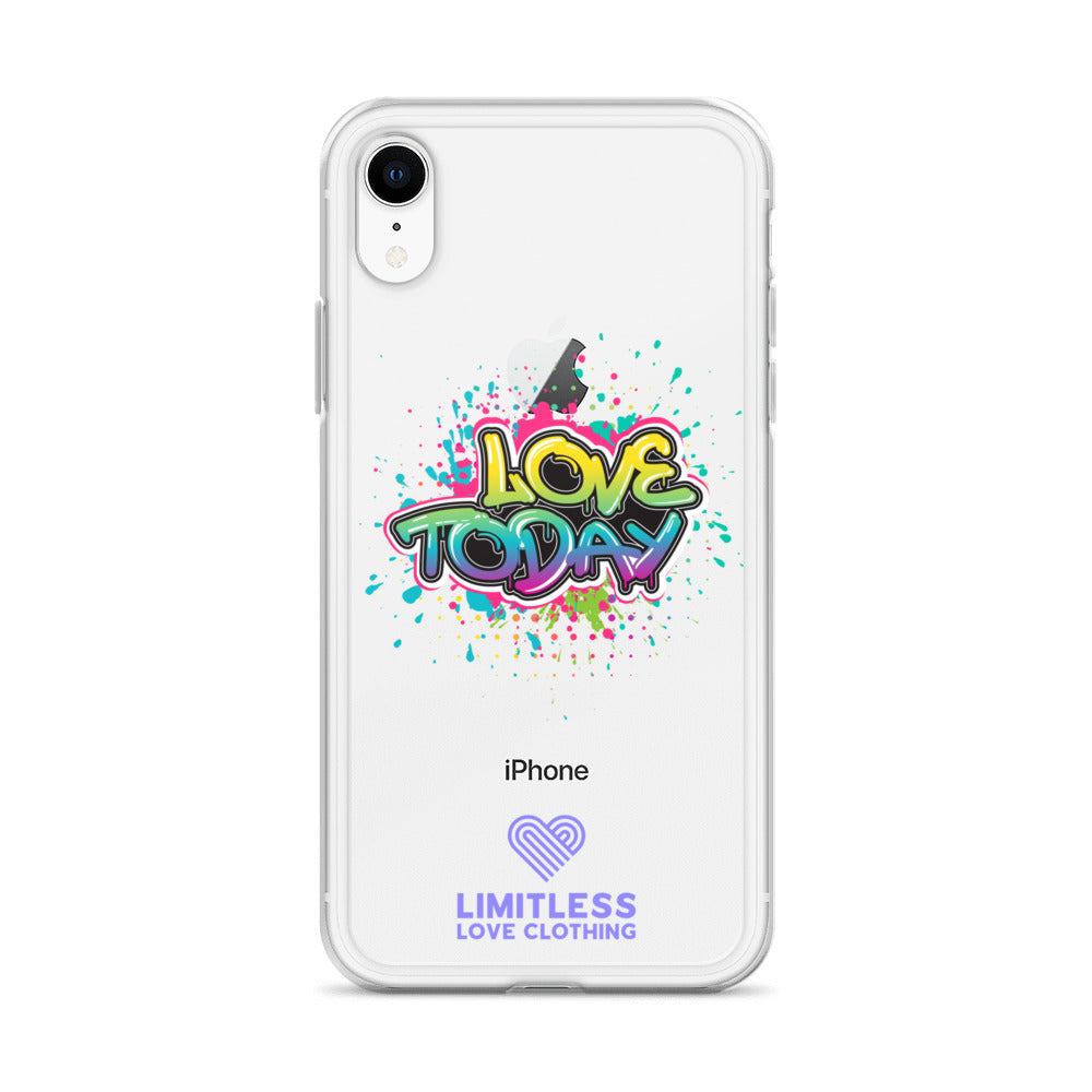 Graffitlove Logo'd Clear Case for iPhone®