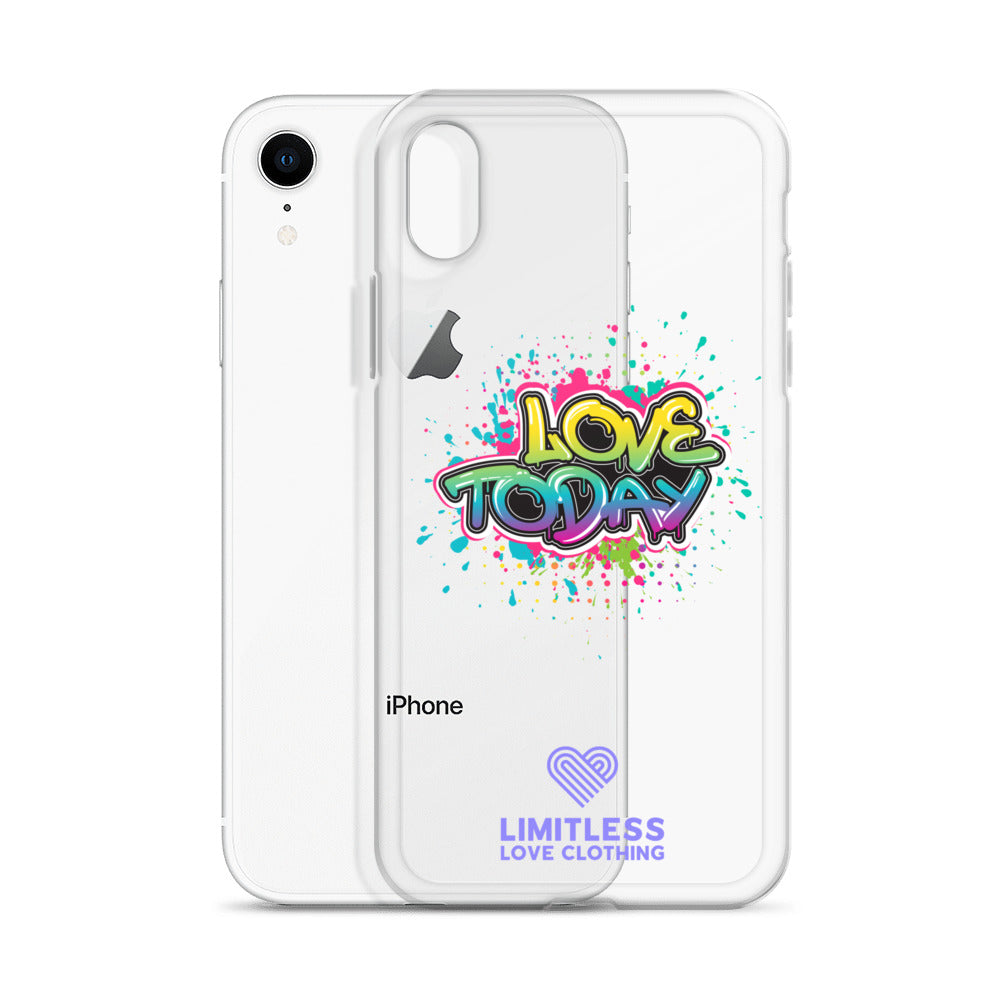 Graffitlove Logo'd Clear Case for iPhone®