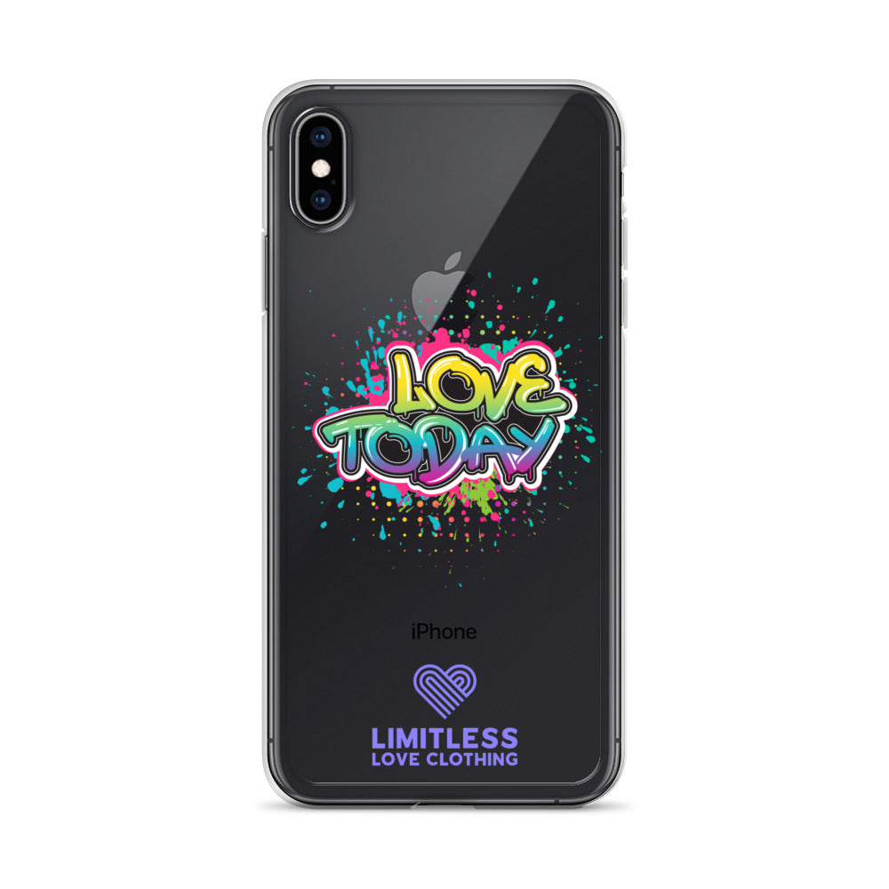 Graffitlove Logo'd Clear Case for iPhone®