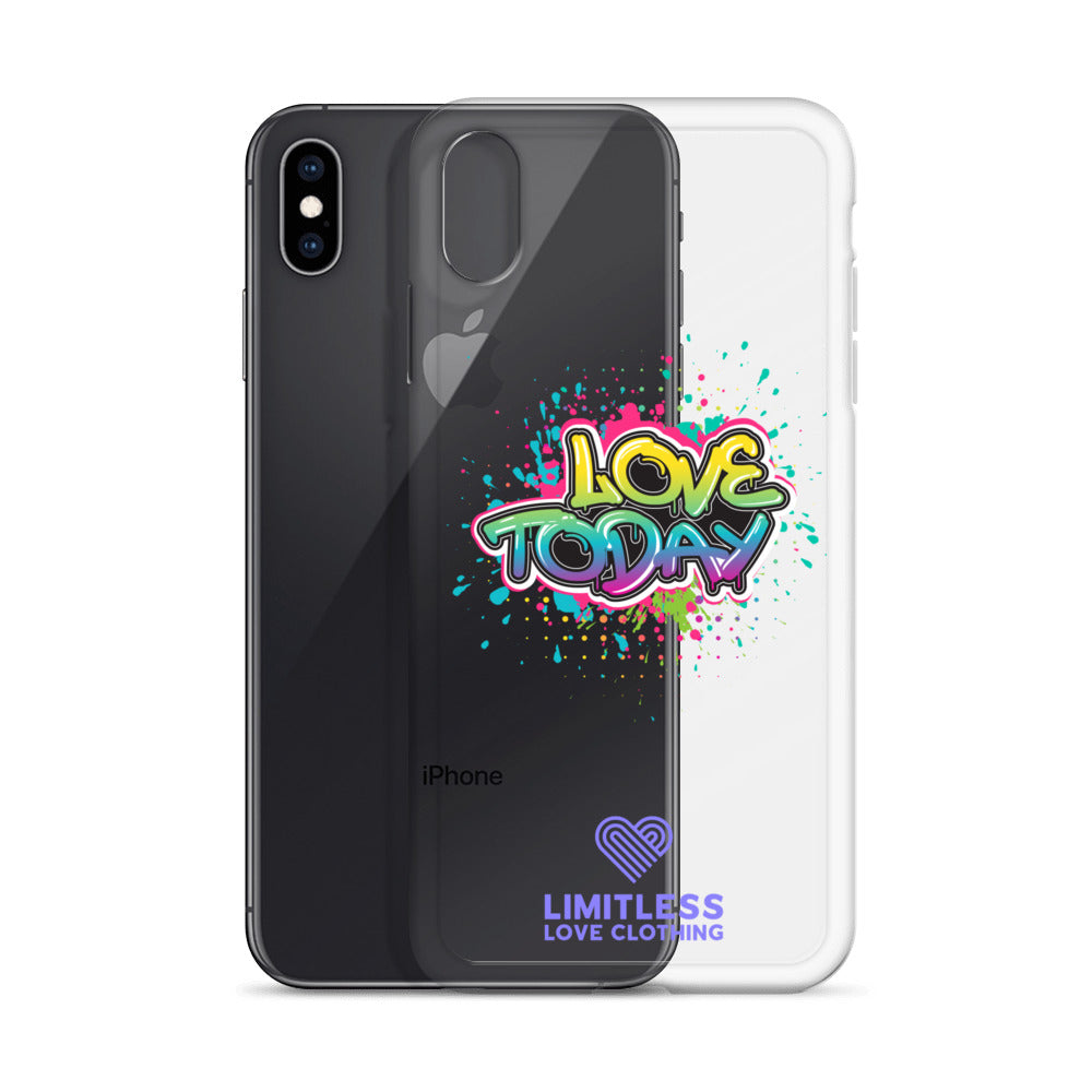 Graffitlove Logo'd Clear Case for iPhone®