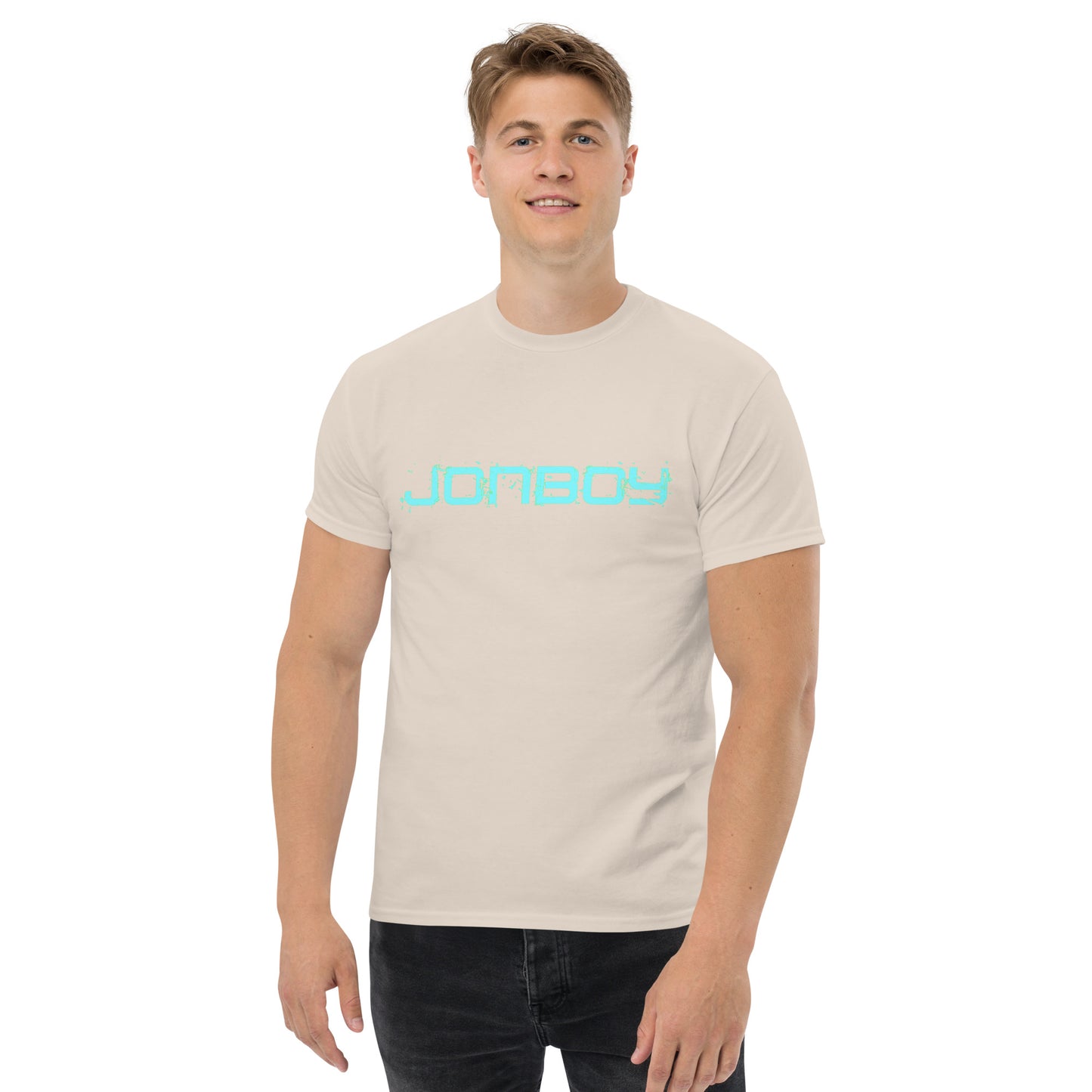 Jonboy Beat's of Love Electric Blue Print Men's Tee