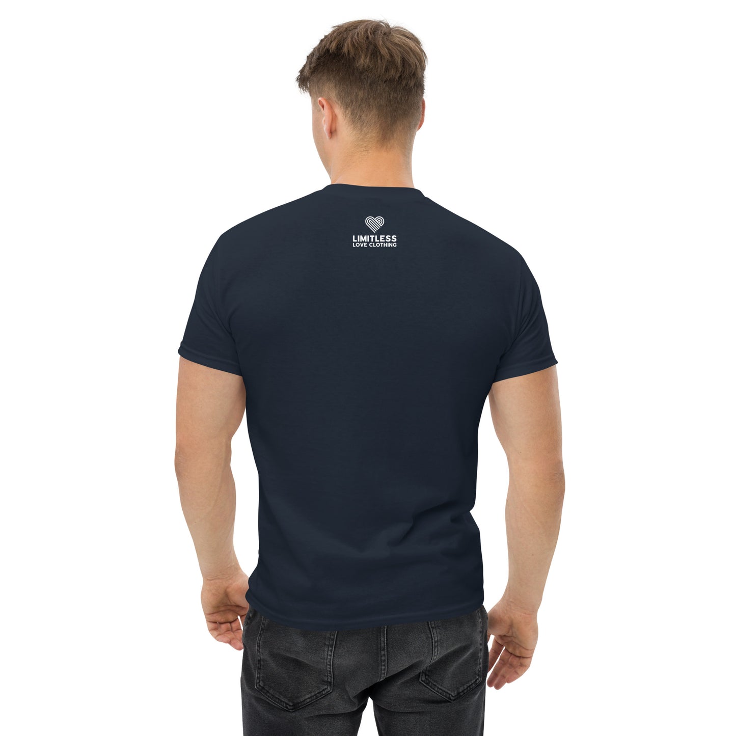 Jonboy Beat's of Love Electric Blue Print Men's Tee