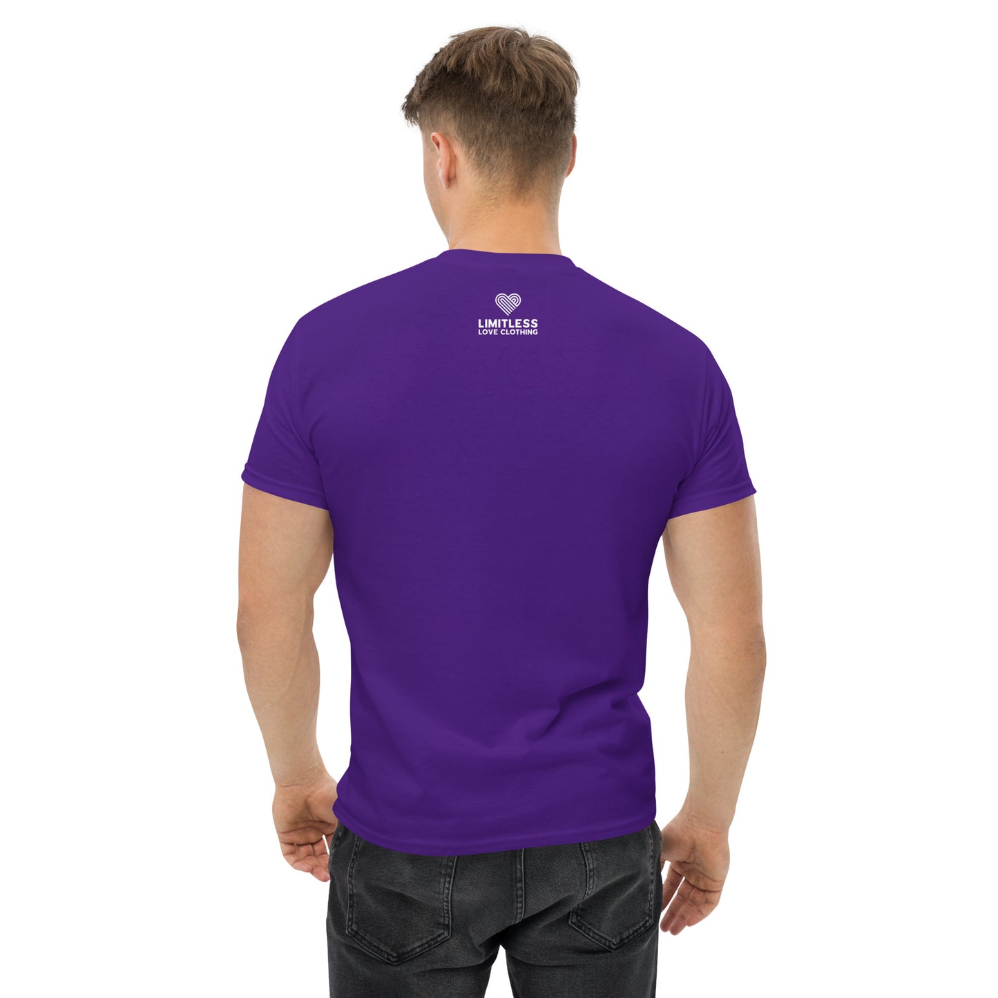Jonboy Beat's of Love Electric Blue Print Men's Tee