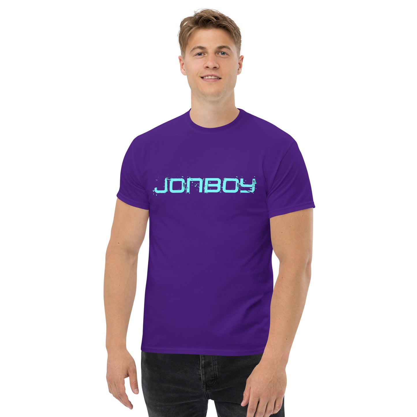 Jonboy Beat's of Love Electric Blue Print Men's Tee