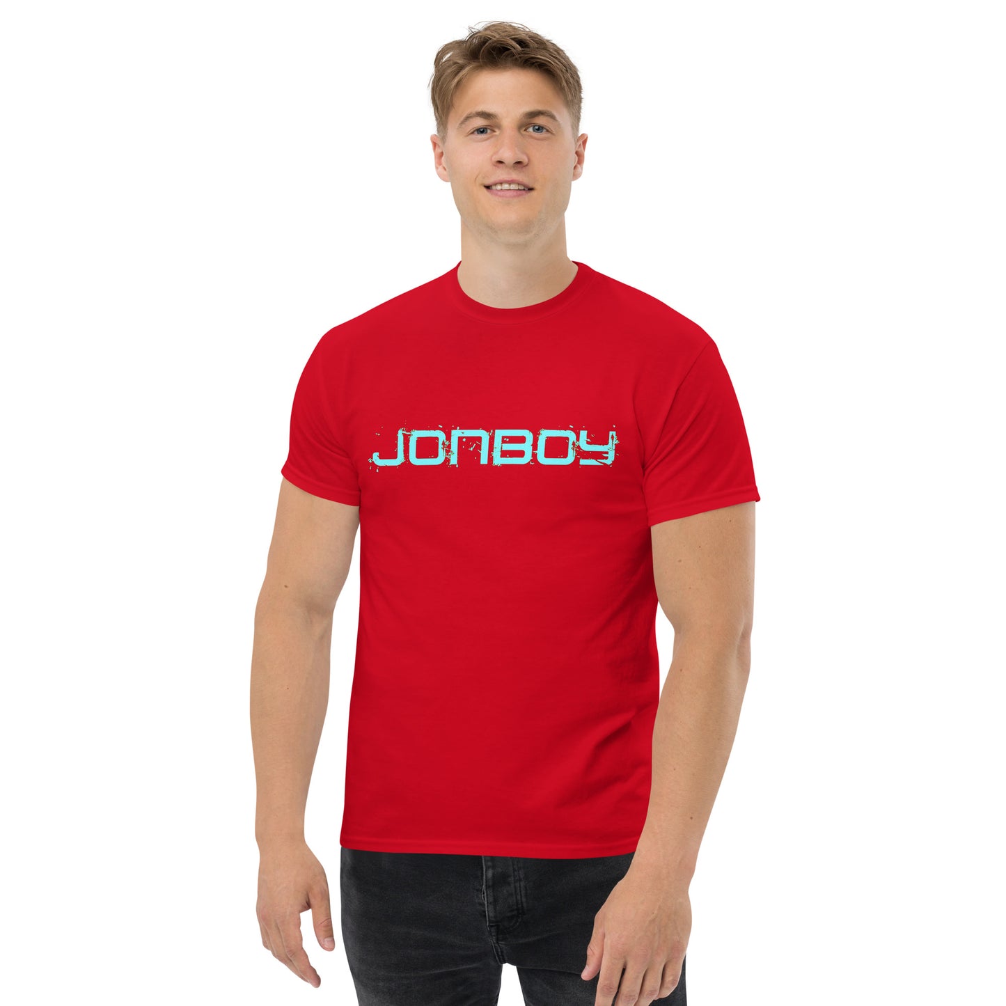 Jonboy Beat's of Love Electric Blue Print Men's Tee