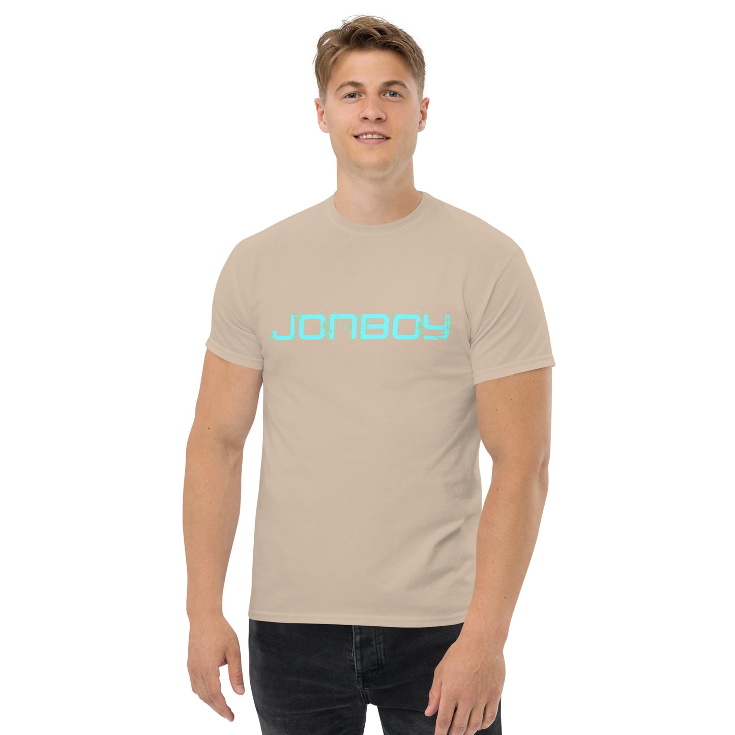 Jonboy Beat's of Love Electric Blue Print Men's Tee