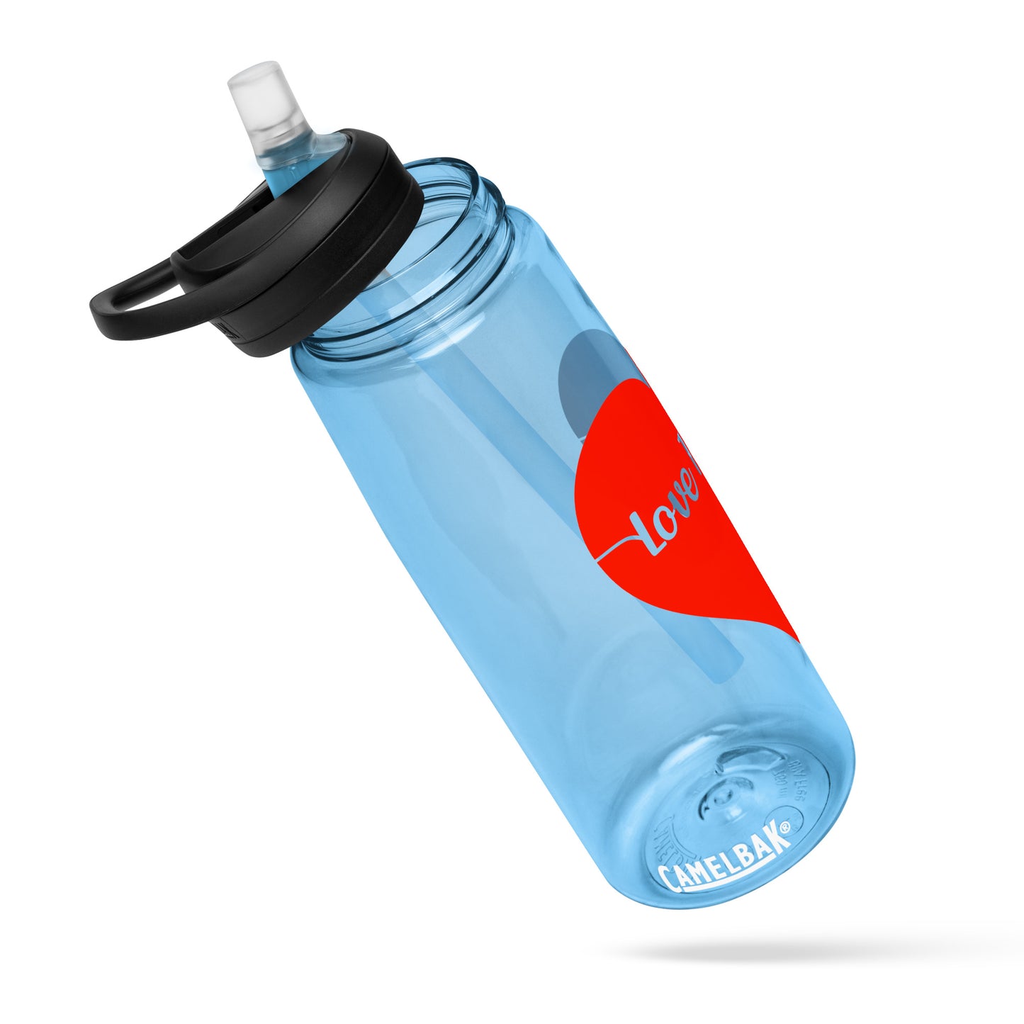 Heartfelt Love Sports Water Bottle
