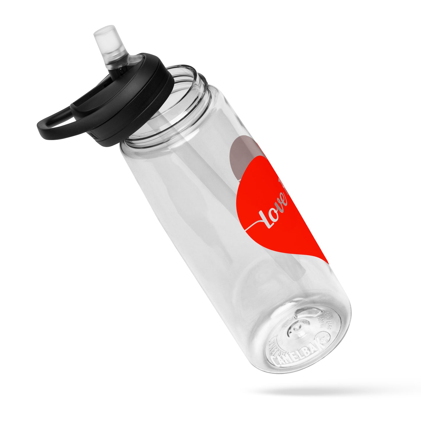 Heartfelt Love Sports Water Bottle