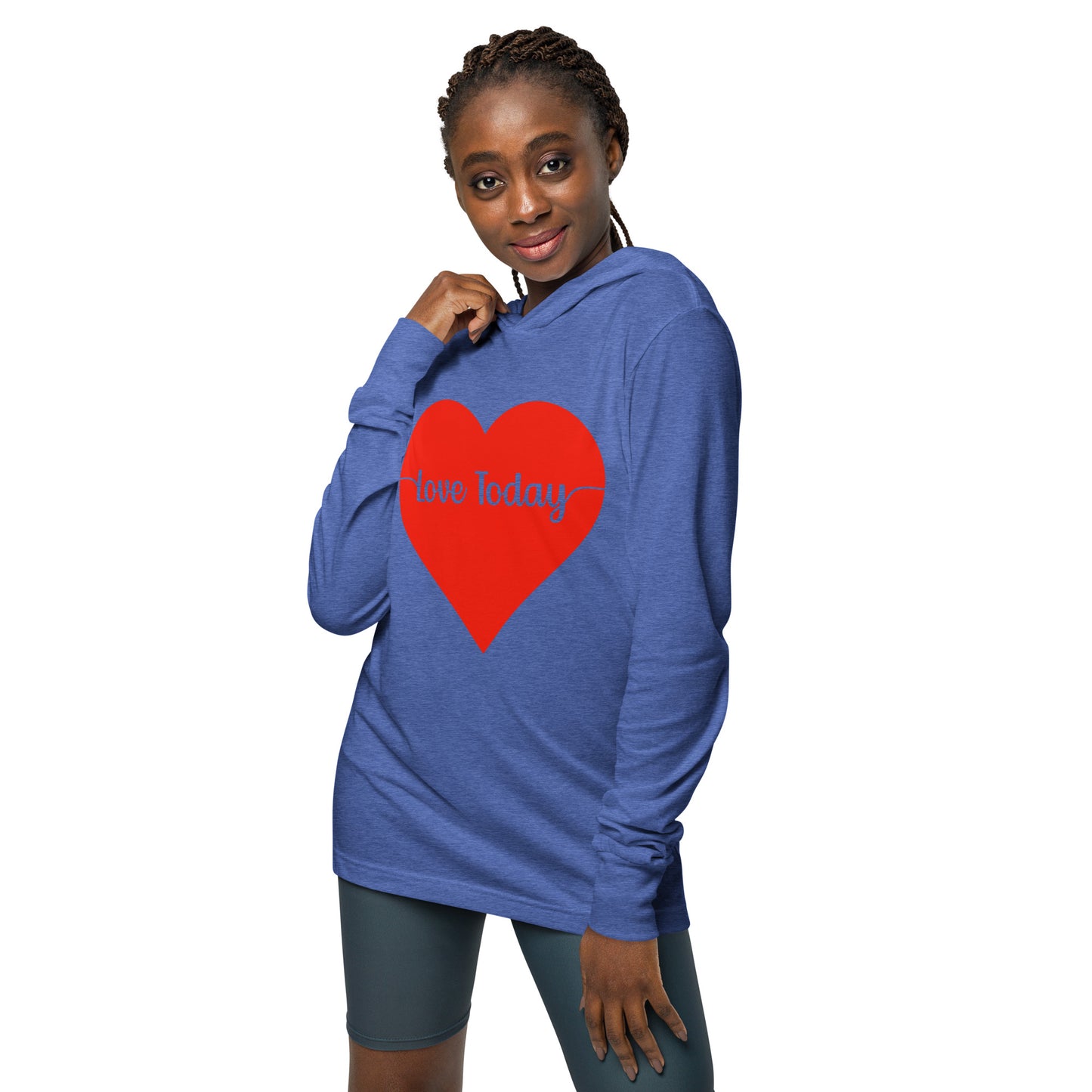 Heartfelt Love Unisex Hooded Long-Sleeve Tee