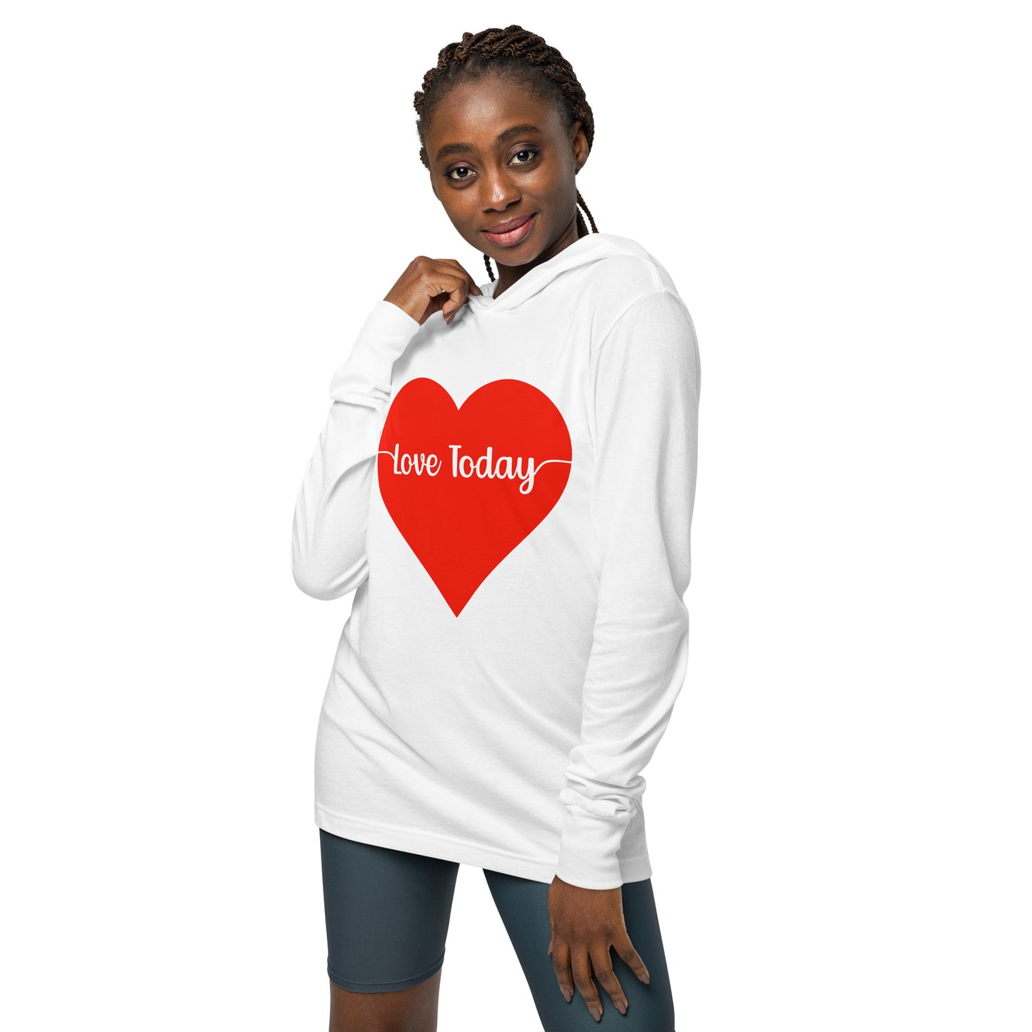 Heartfelt Love Unisex Hooded Long-Sleeve Tee