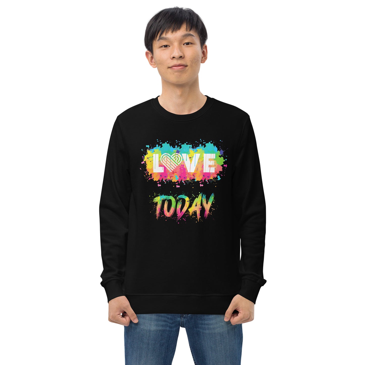 Rainbow Splash Organic Sweatshirt