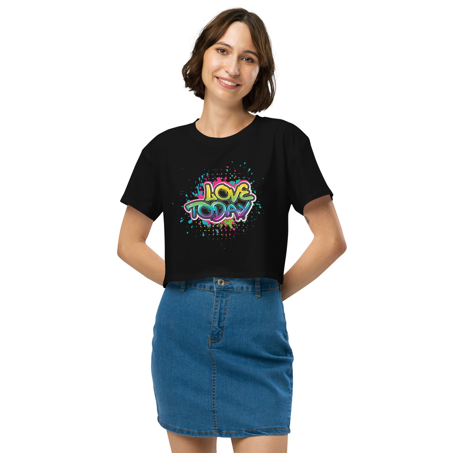 Graffitilove Crop Top