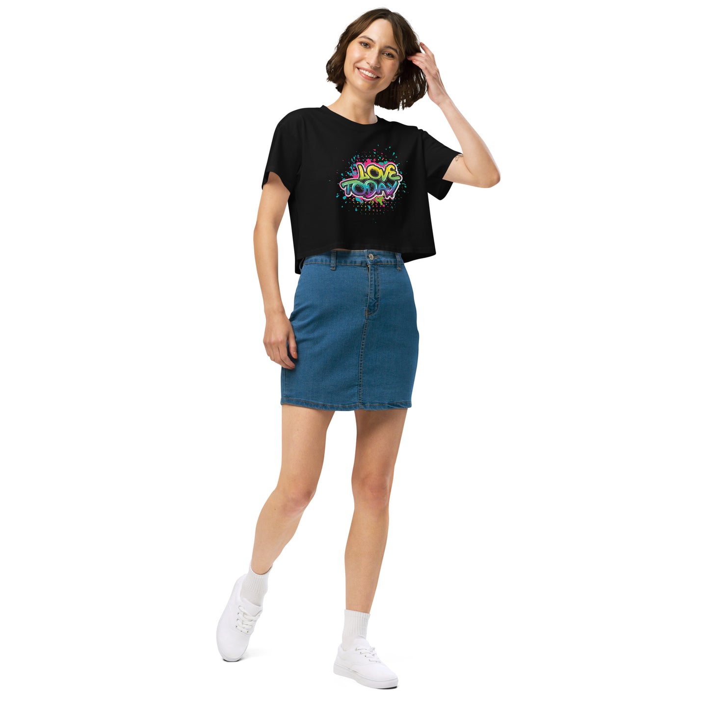 Graffitilove Crop Top
