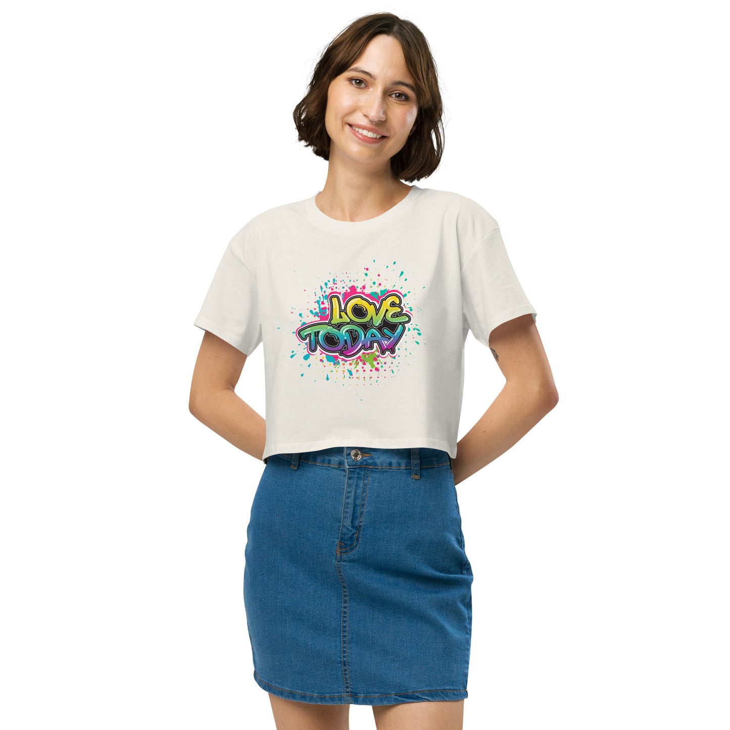 Graffitilove Crop Top