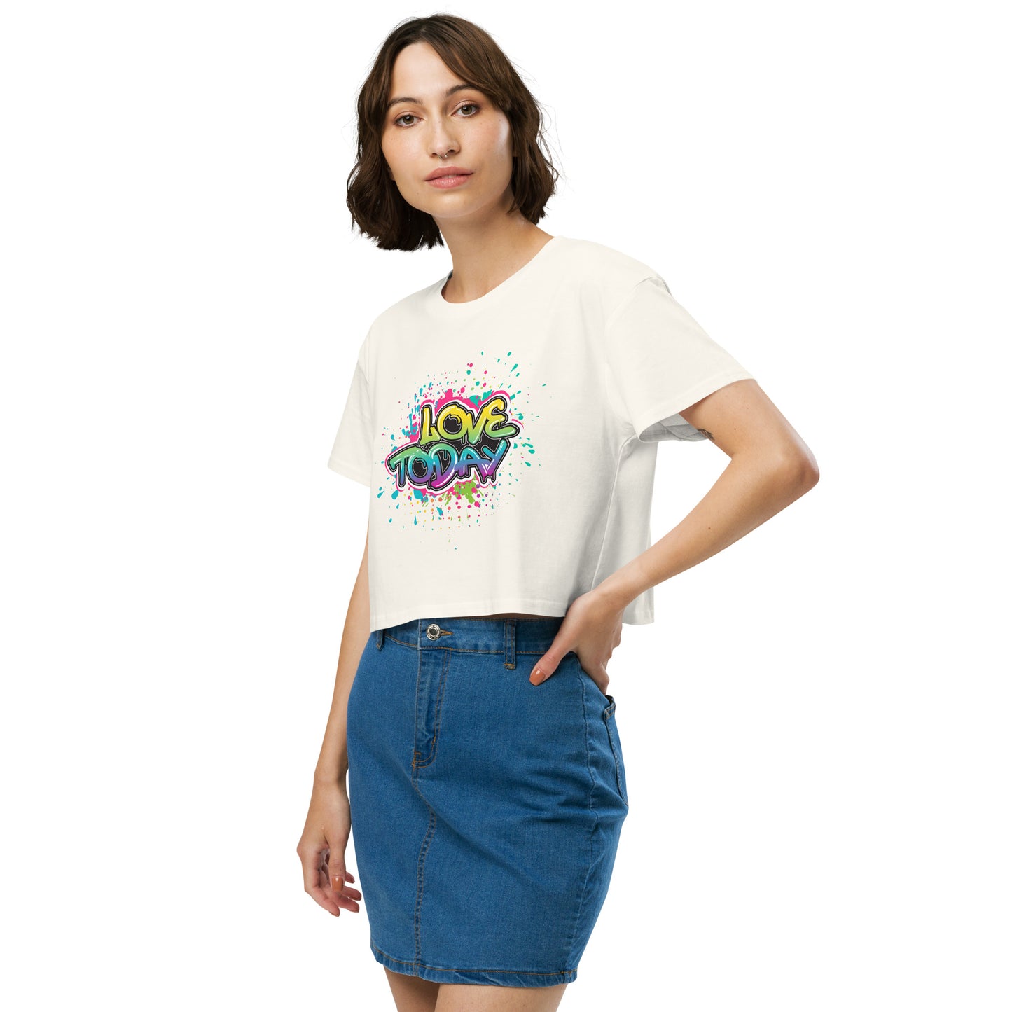 Graffitilove Crop Top