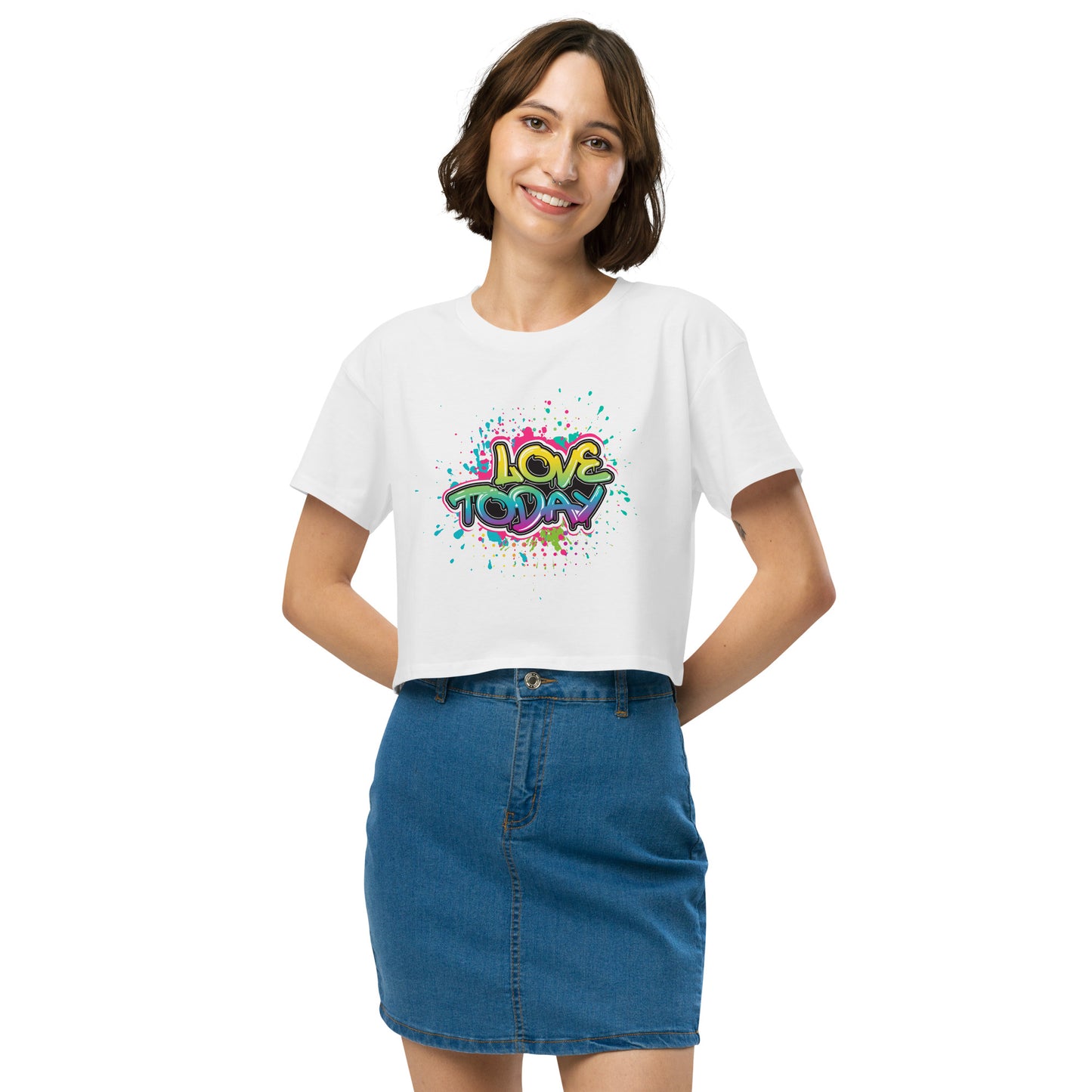Graffitilove Crop Top