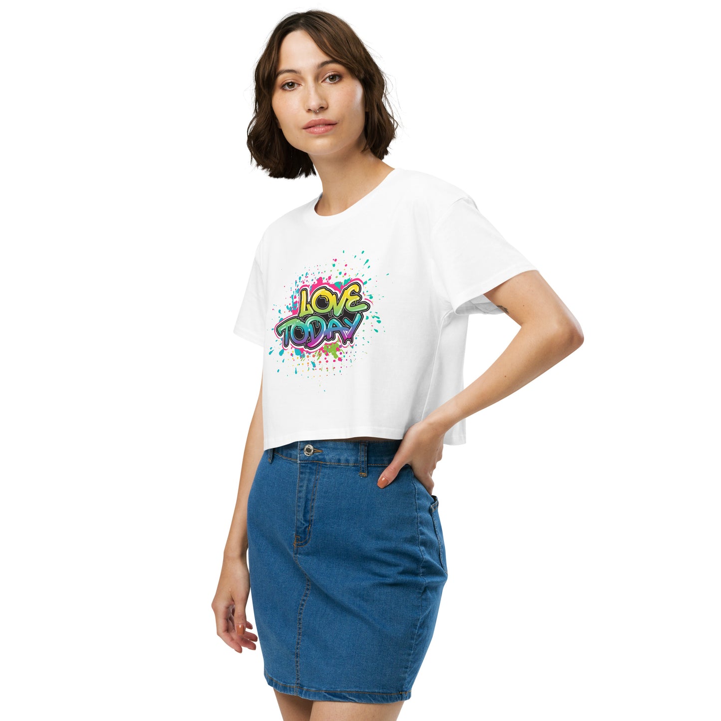 Graffitilove Crop Top