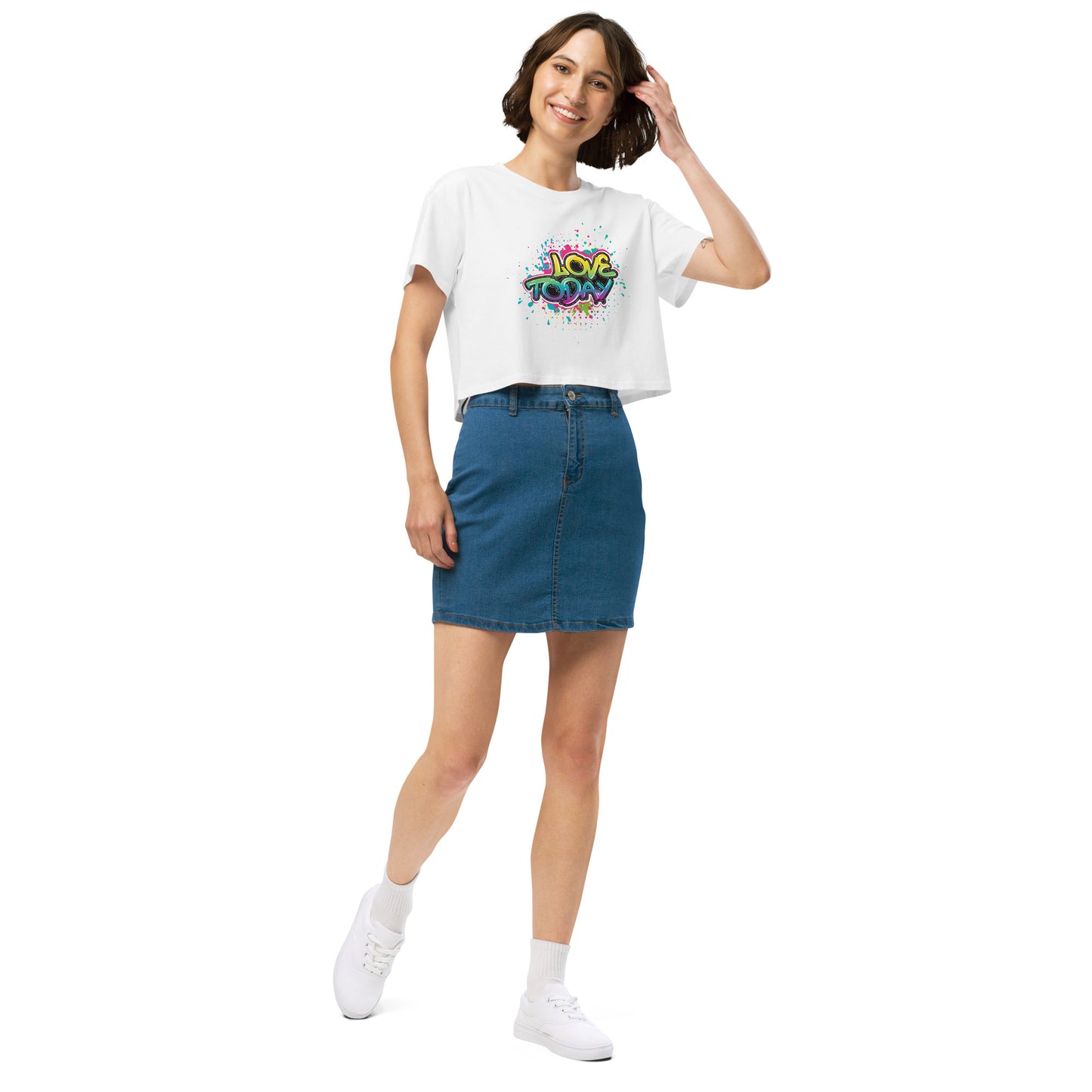 Graffitilove Crop Top