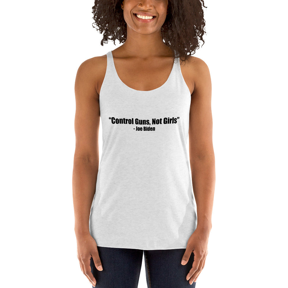 Riden With Biden Women's Racerback Tank