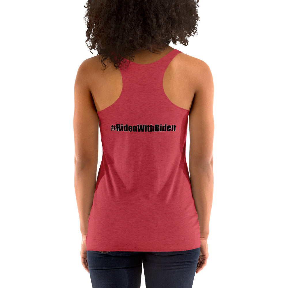 Riden With Biden Women's Racerback Tank