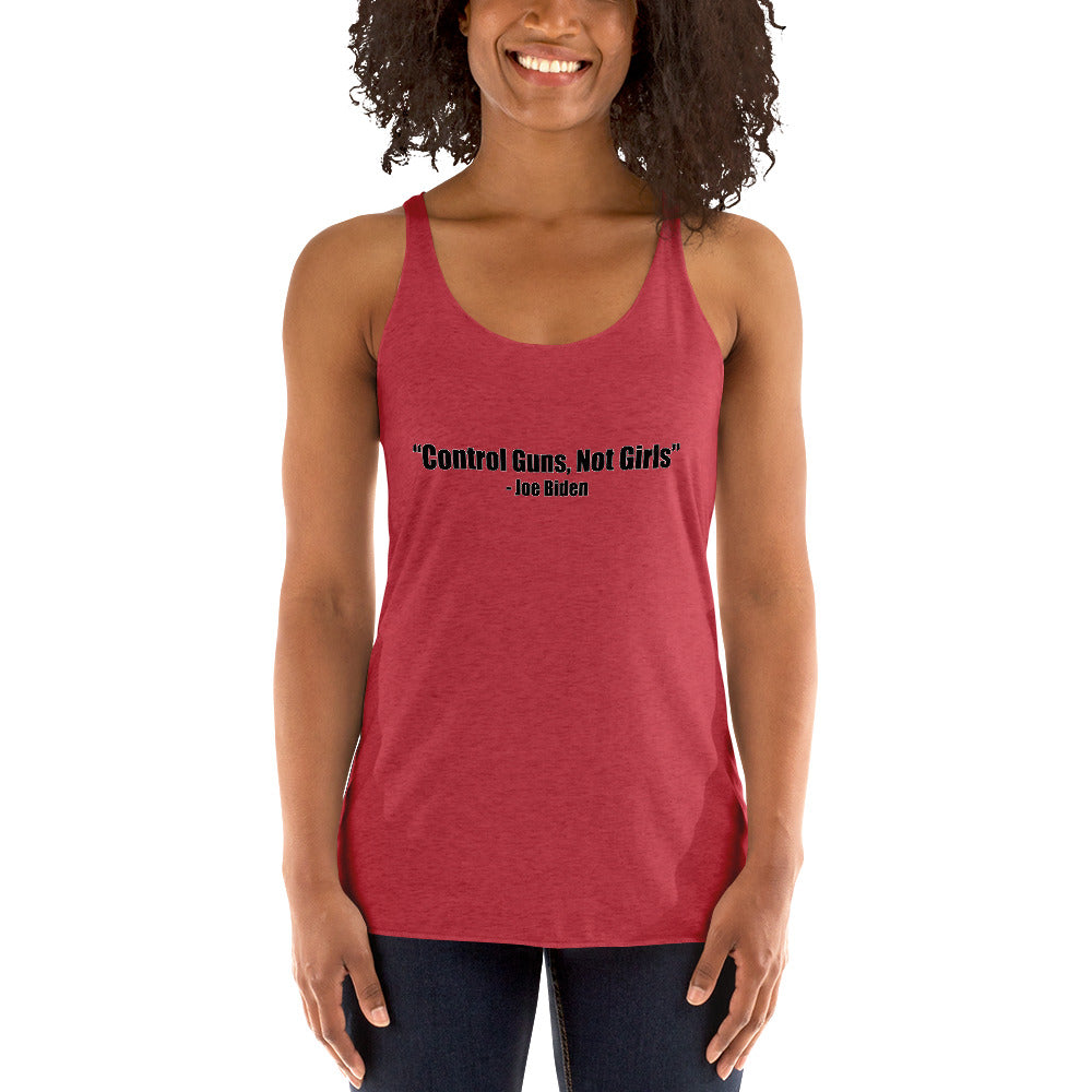 Riden With Biden Women's Racerback Tank