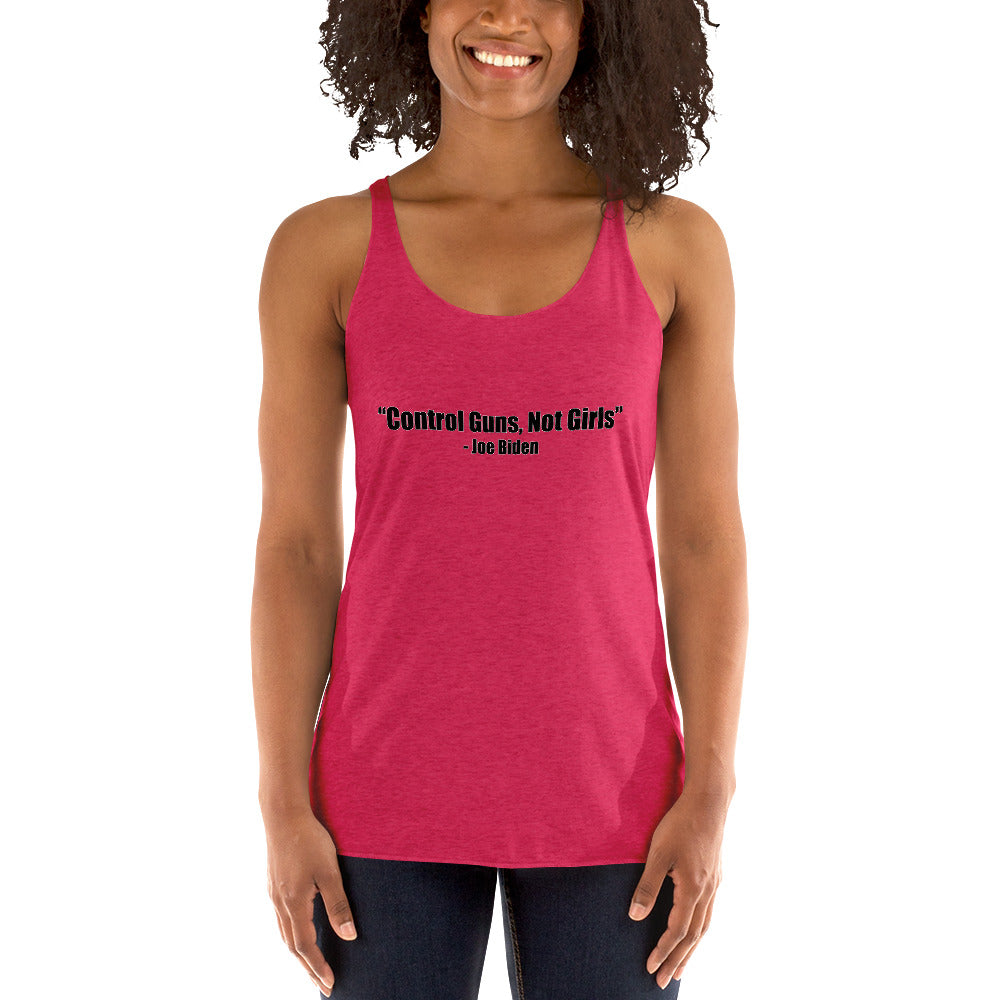 Riden With Biden Women's Racerback Tank