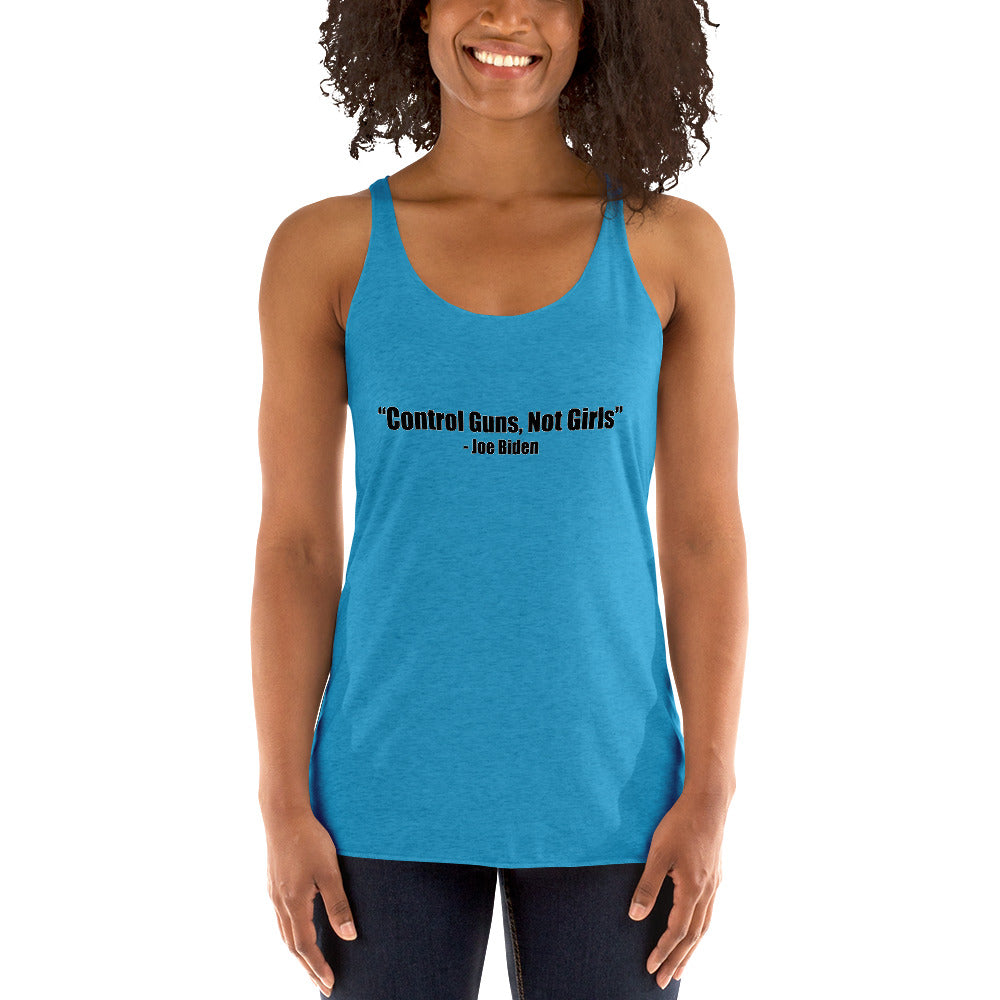 Riden With Biden Women's Racerback Tank