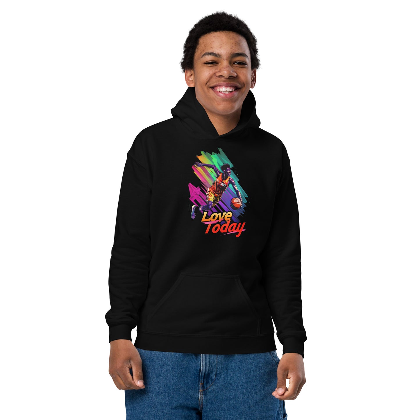 Hoops of Love Youth Hoodie