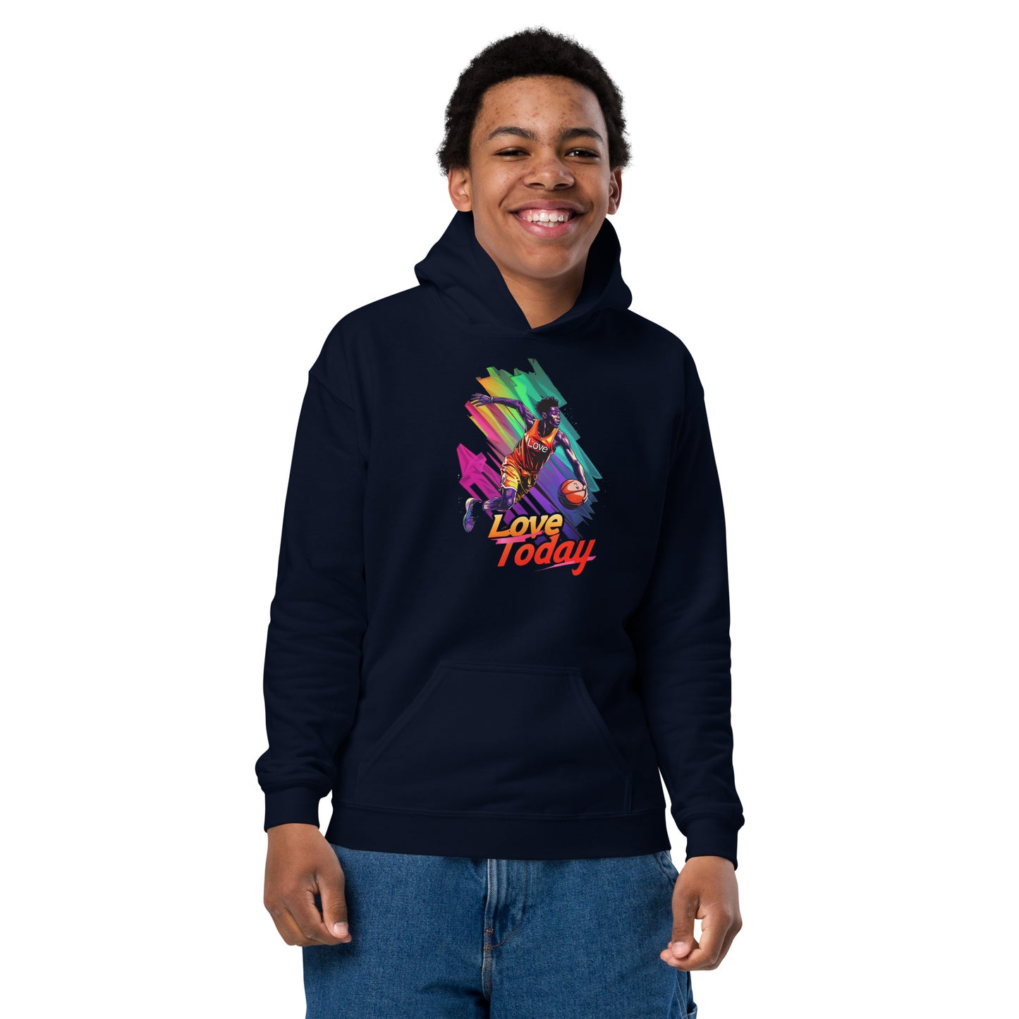 Hoops of Love Youth Hoodie
