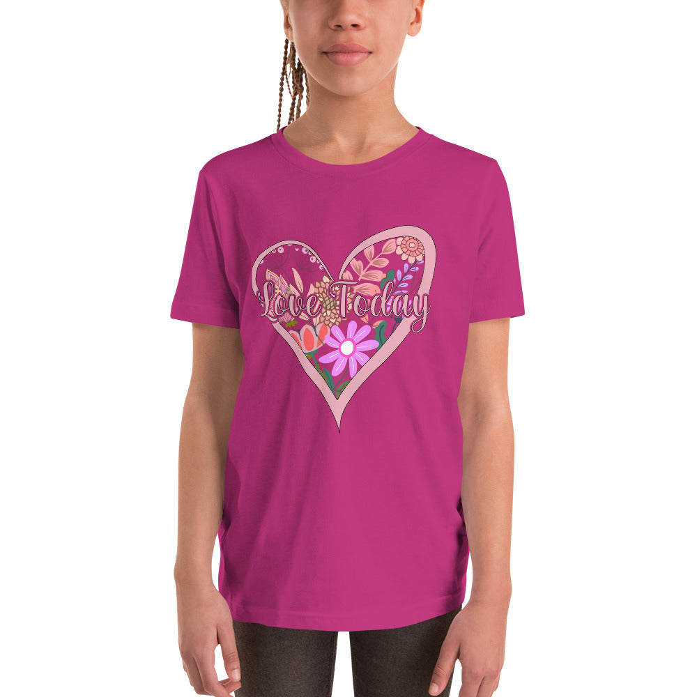 Floral Love Youth T-Shirt