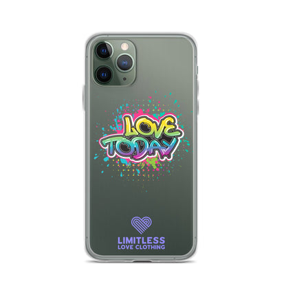 Graffitlove Logo'd Clear Case for iPhone®