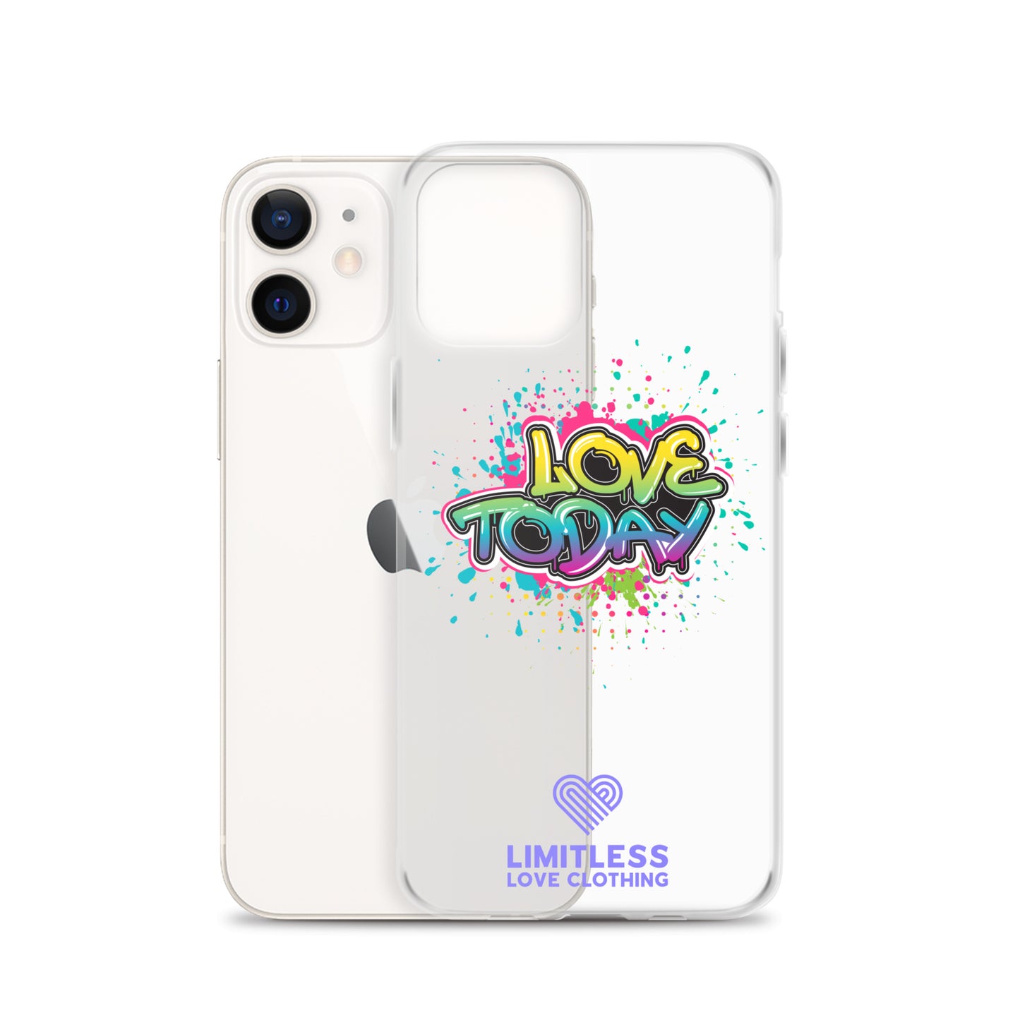 Graffitlove Logo'd Clear Case for iPhone®